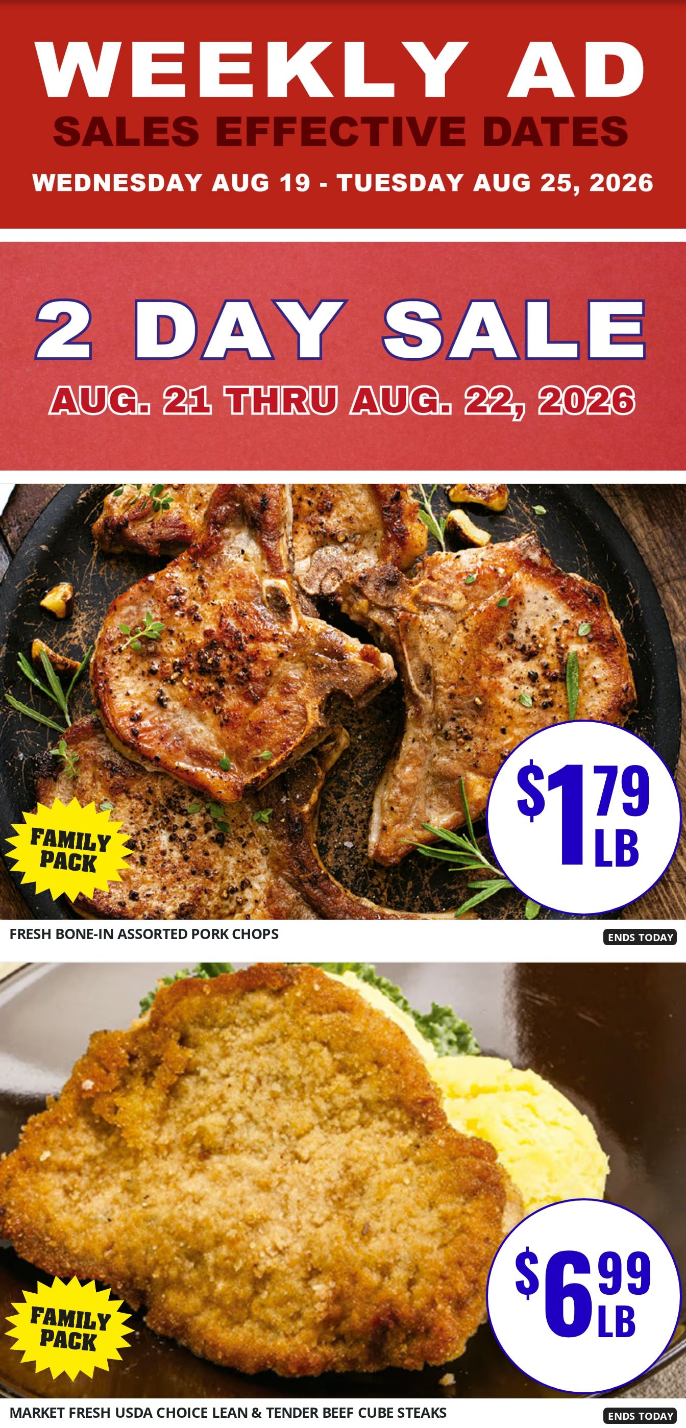 Jasper Market Weekly Ad August 19 - 25, 2026