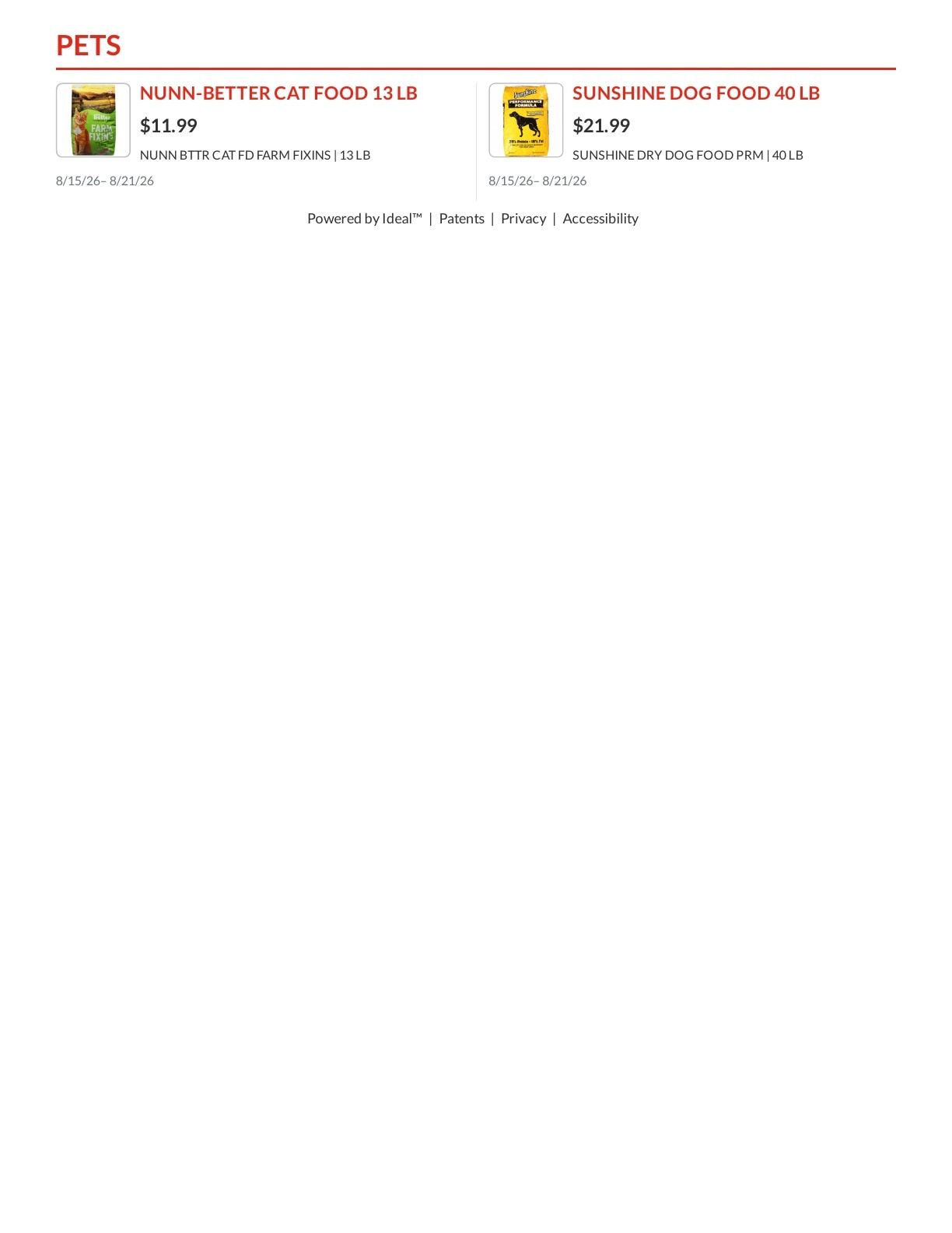 Shoppers Value Foods Macon Weekly Ad August 15 - 21, 2026