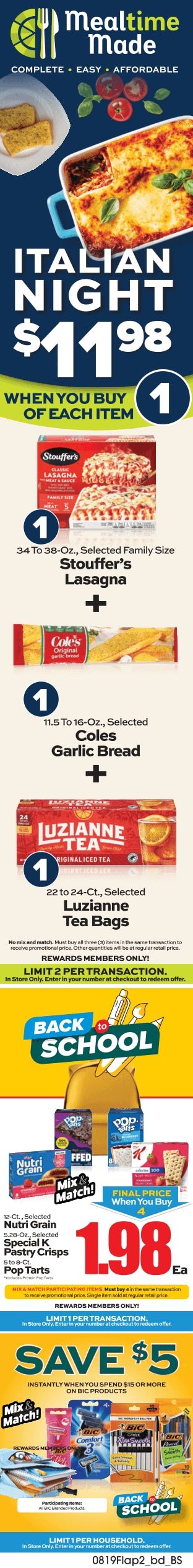 Jones Red & White Weekly Ad August 19 - 25, 2026