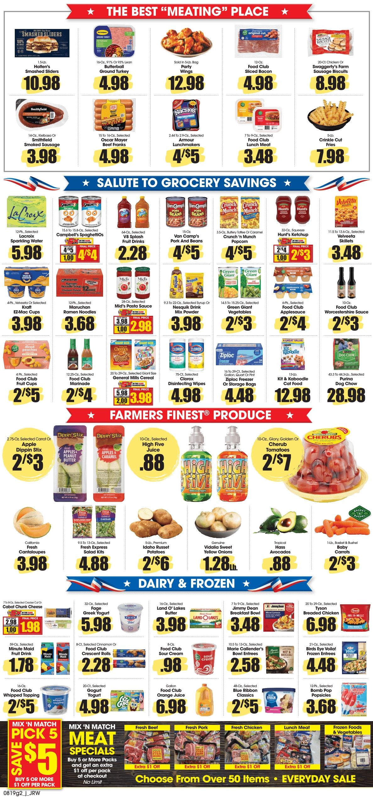 Jones Red & White Weekly Ad August 19 - 25, 2026