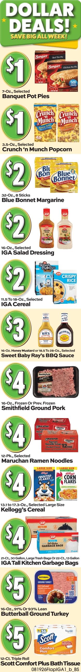 Ken's IGA Weekly Ad August 17 - 23, 2026