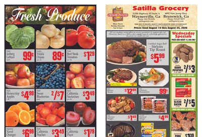 Satilla Grocery Weekly Ad August 19 - 25, 2026