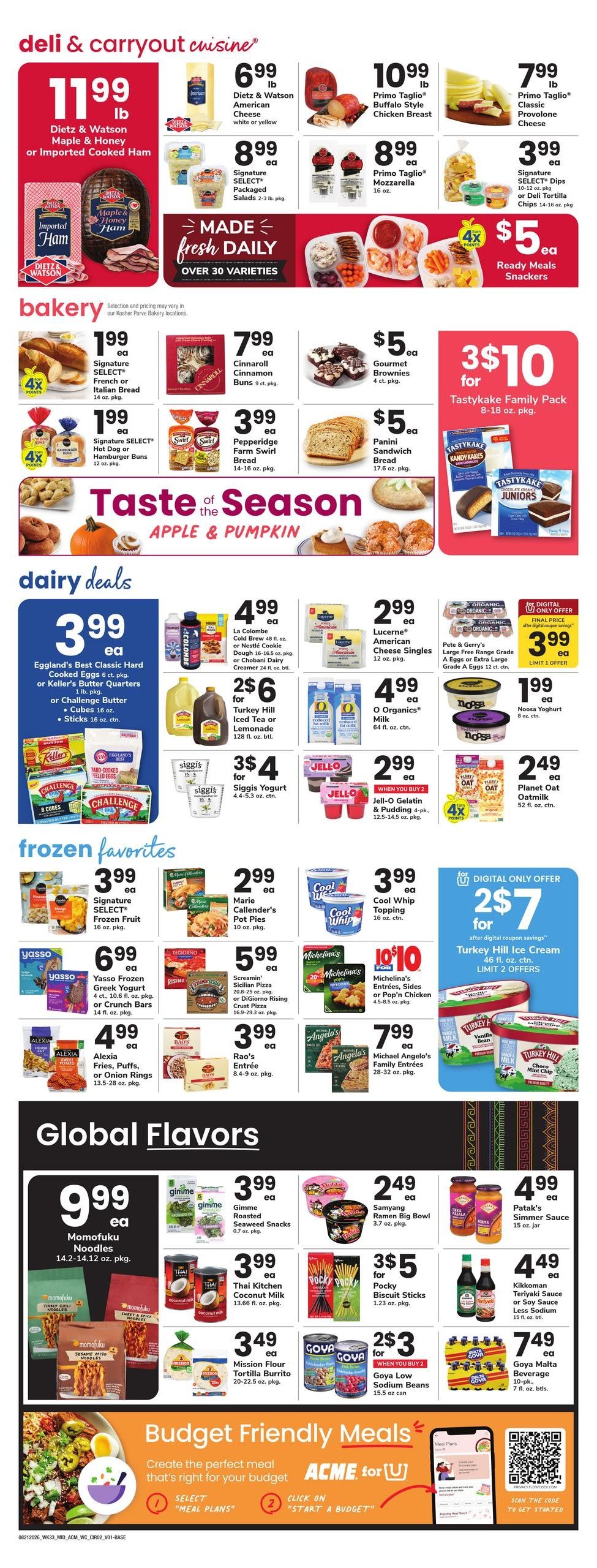 Acme Markets (Valley Forge–Allentown Area, PA) Weekly Ad August 21 - 27, 2026