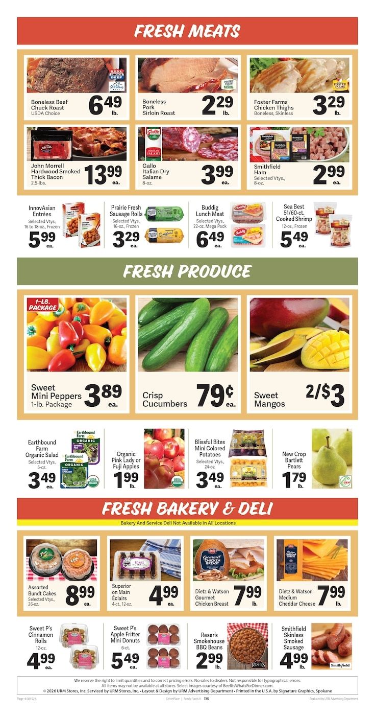 A&B Family Foods Weekly Ad August 19 - 25, 2026