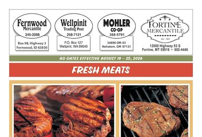Fernwood Mercantile Weekly Ad August 19 - 25, 2026