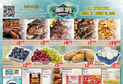 Tamura Super Market Weekly Ad August 19 - 25, 2026