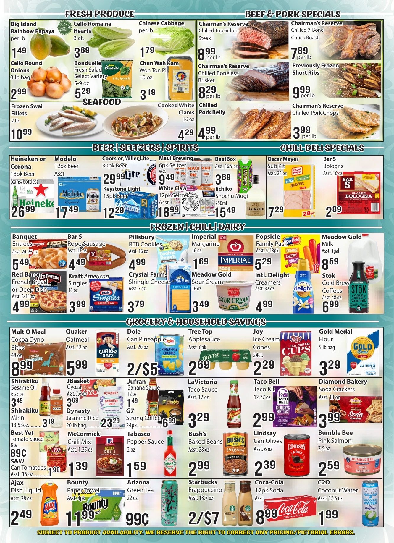 Tamura Super Market Weekly Ad August 19 - 25, 2026