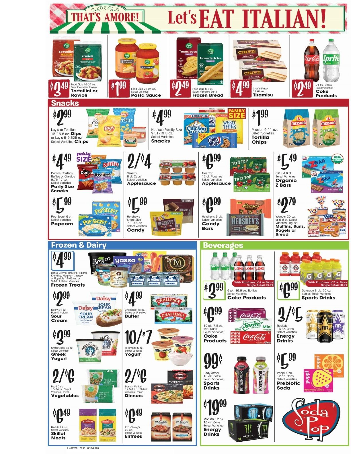 Dave's Jubilee Weekly Ad August 19 - 25, 2026