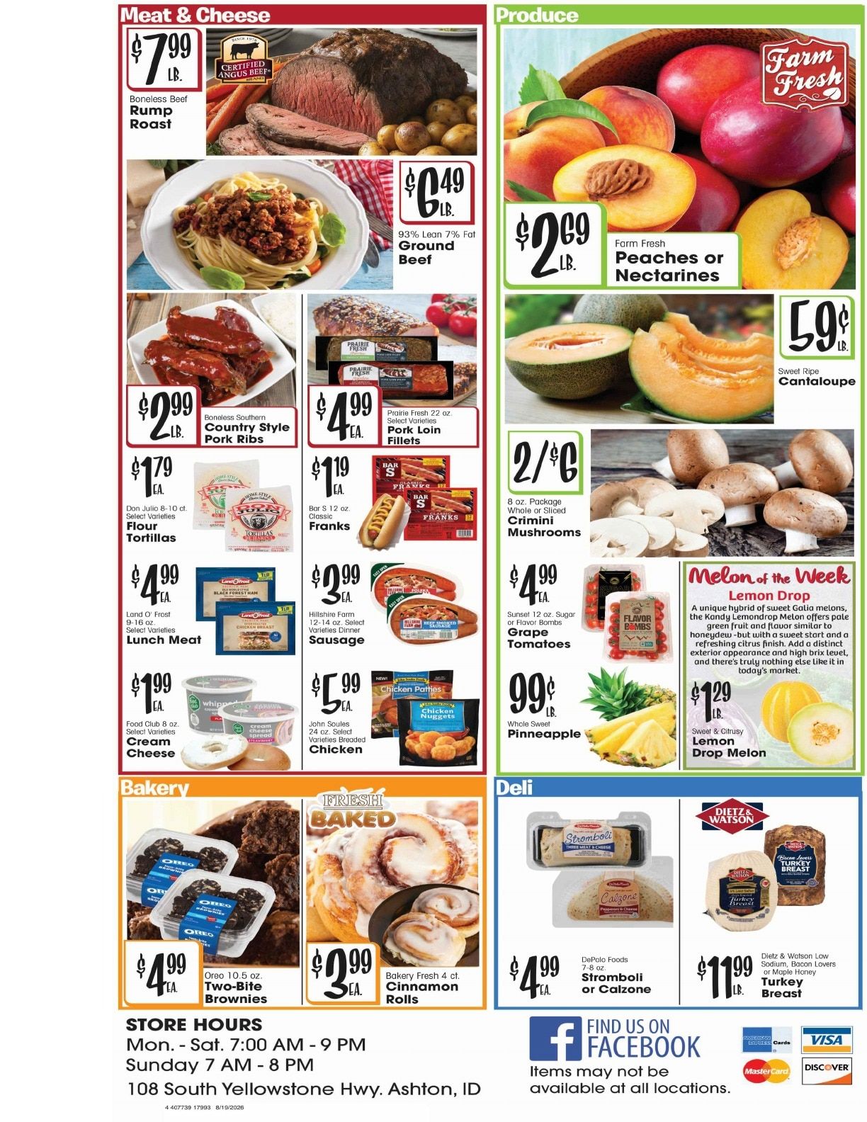 Dave's Jubilee Weekly Ad August 19 - 25, 2026