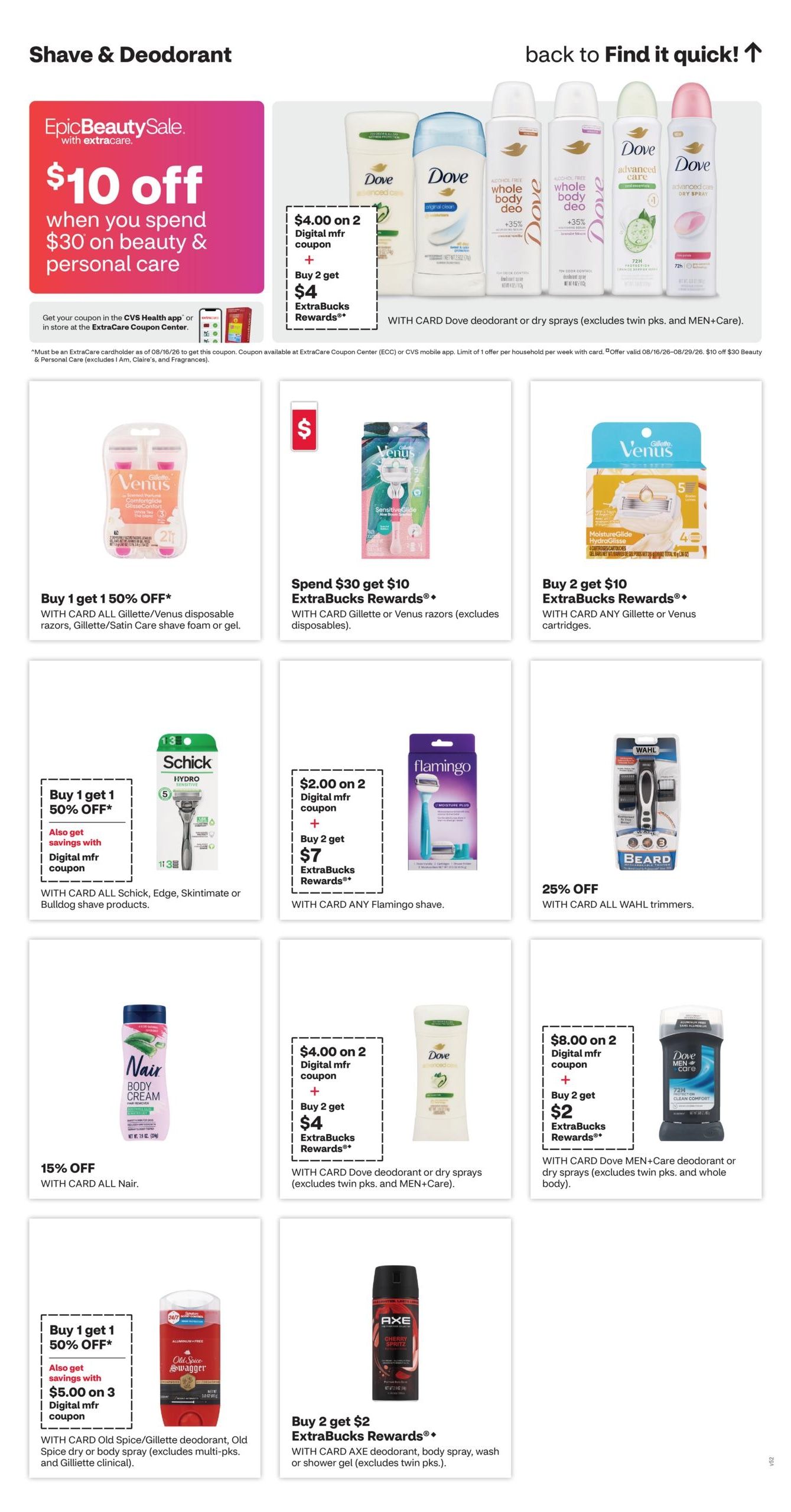 CVS Pharmacy (AZ, CT, TX, UT) Weekly Ad August 23 - 29, 2026
