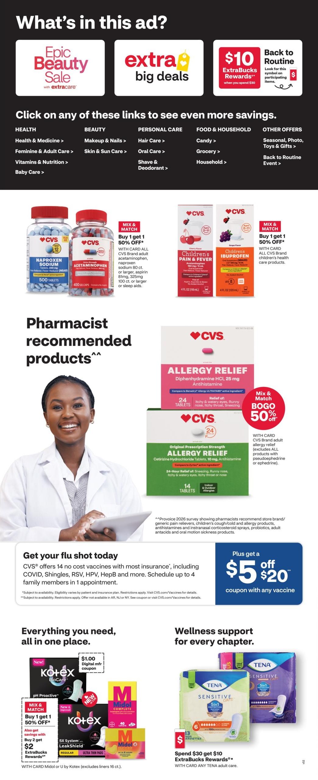 CVS Pharmacy (AZ, CT, TX, UT) Weekly Ad August 23 - 29, 2026