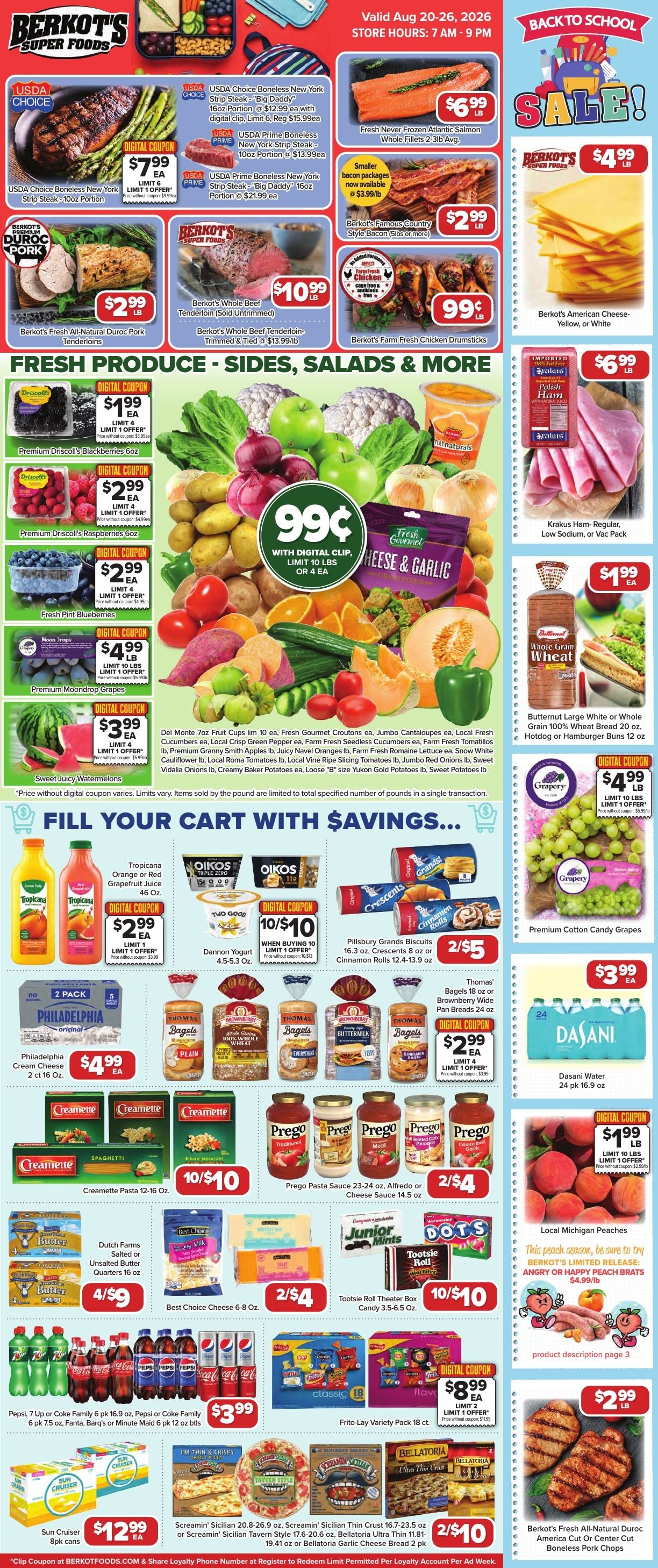 Berkot's Super Foods (Illinois) Weekly Ad August 20 - 26, 2026