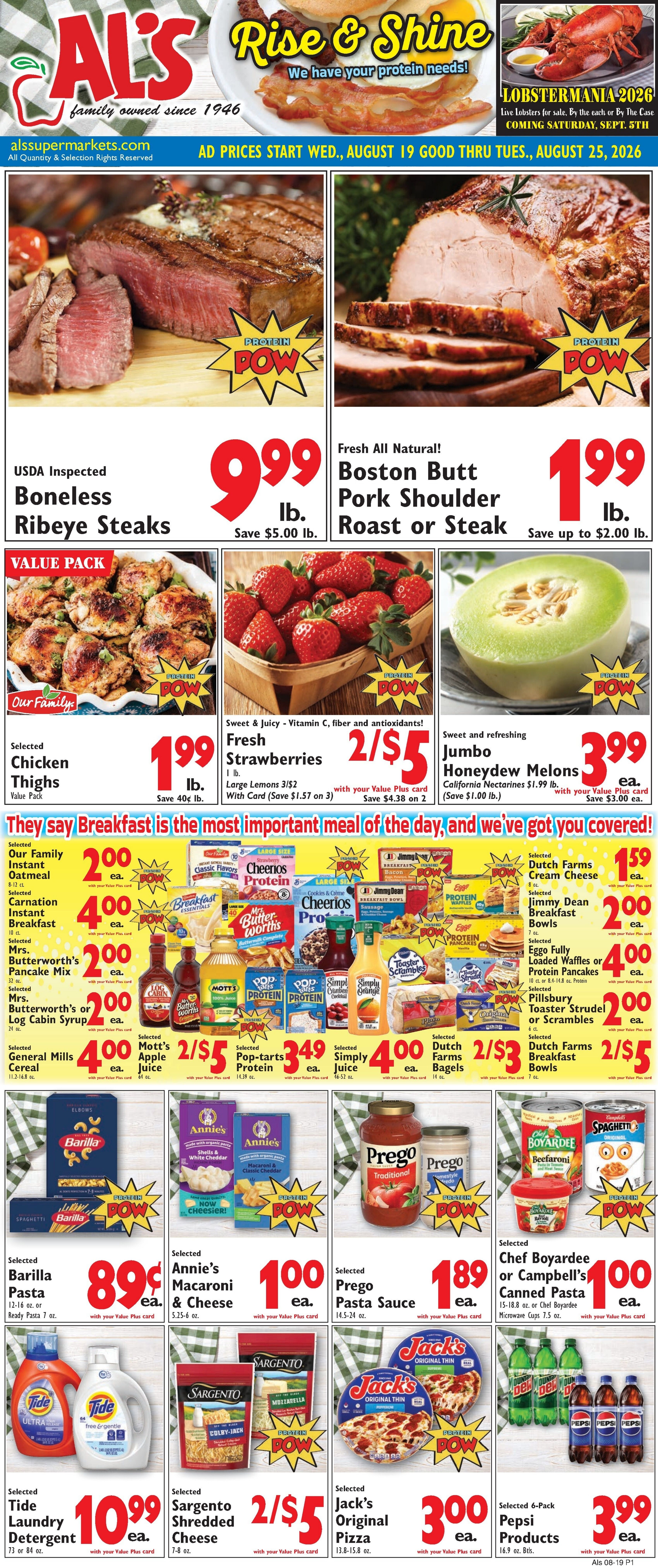 Al's Supermarket Weekly Ad August 19 - 25, 2026