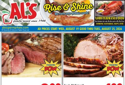 Al's Supermarket Weekly Ad August 19 - 25, 2026