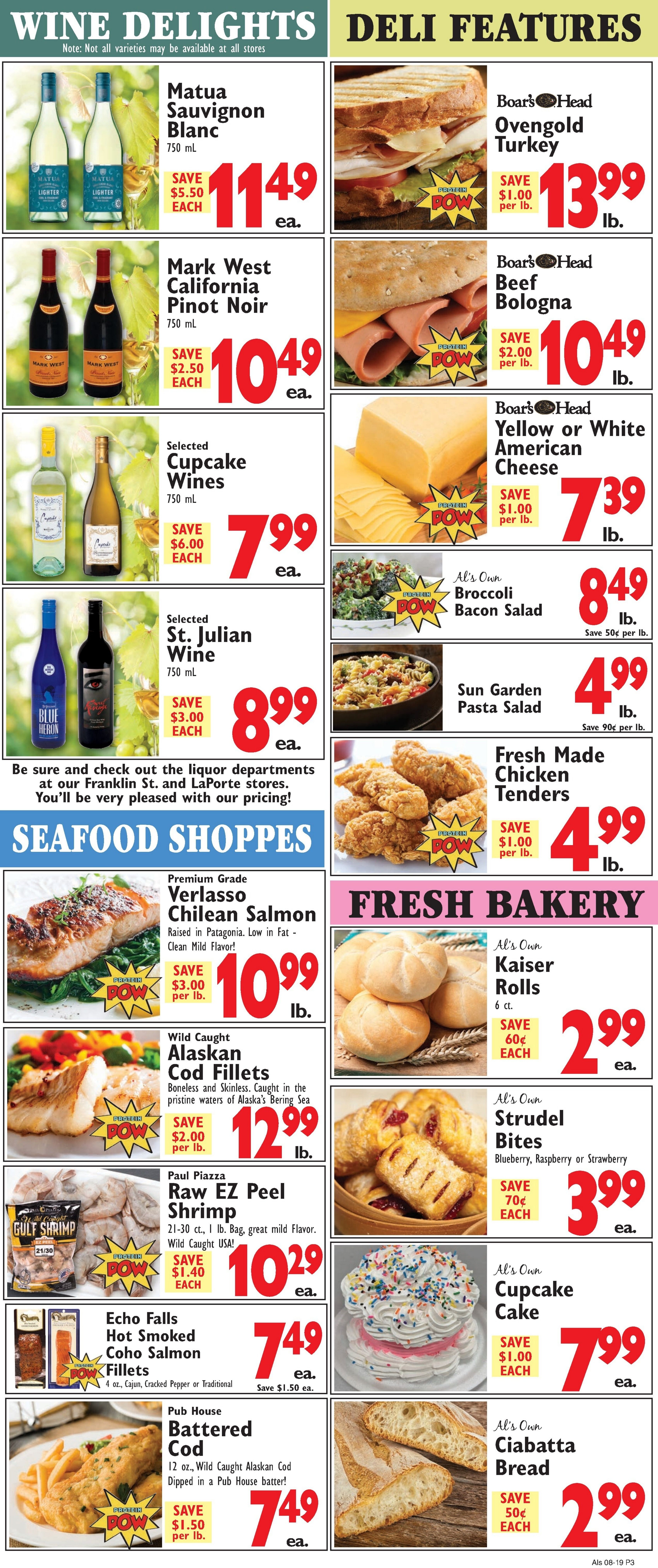 Al's Supermarket Weekly Ad August 19 - 25, 2026