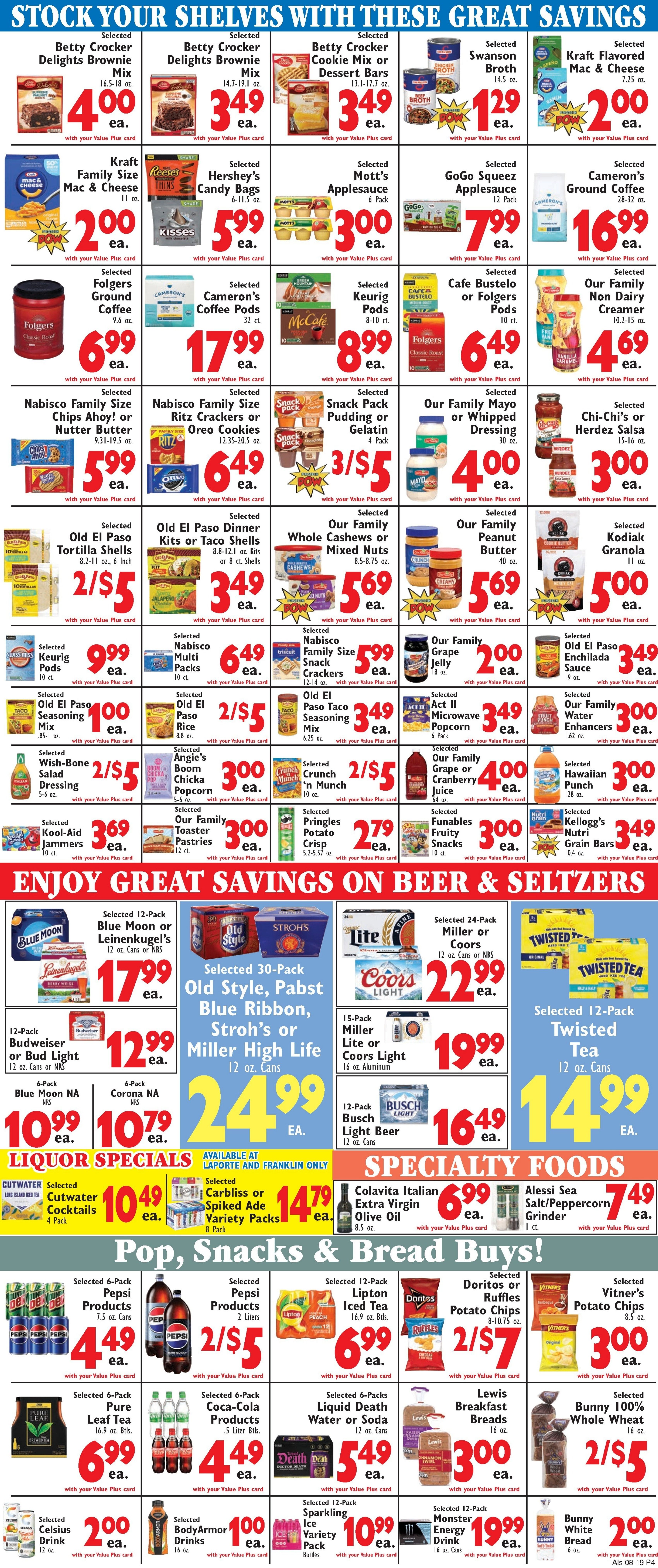 Al's Supermarket Weekly Ad August 19 - 25, 2026