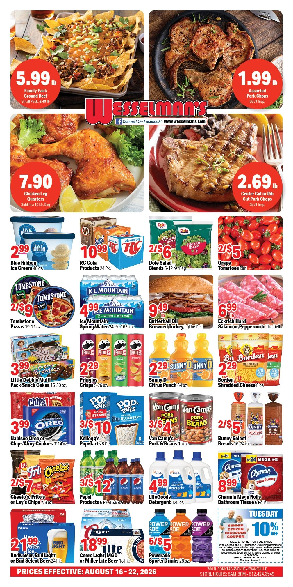 Wesselman's Weekly Ad August 19 - 25, 2026