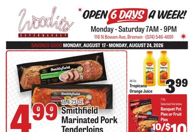 Woodie's Supermarket Weekly Ad August 19 - 25, 2026