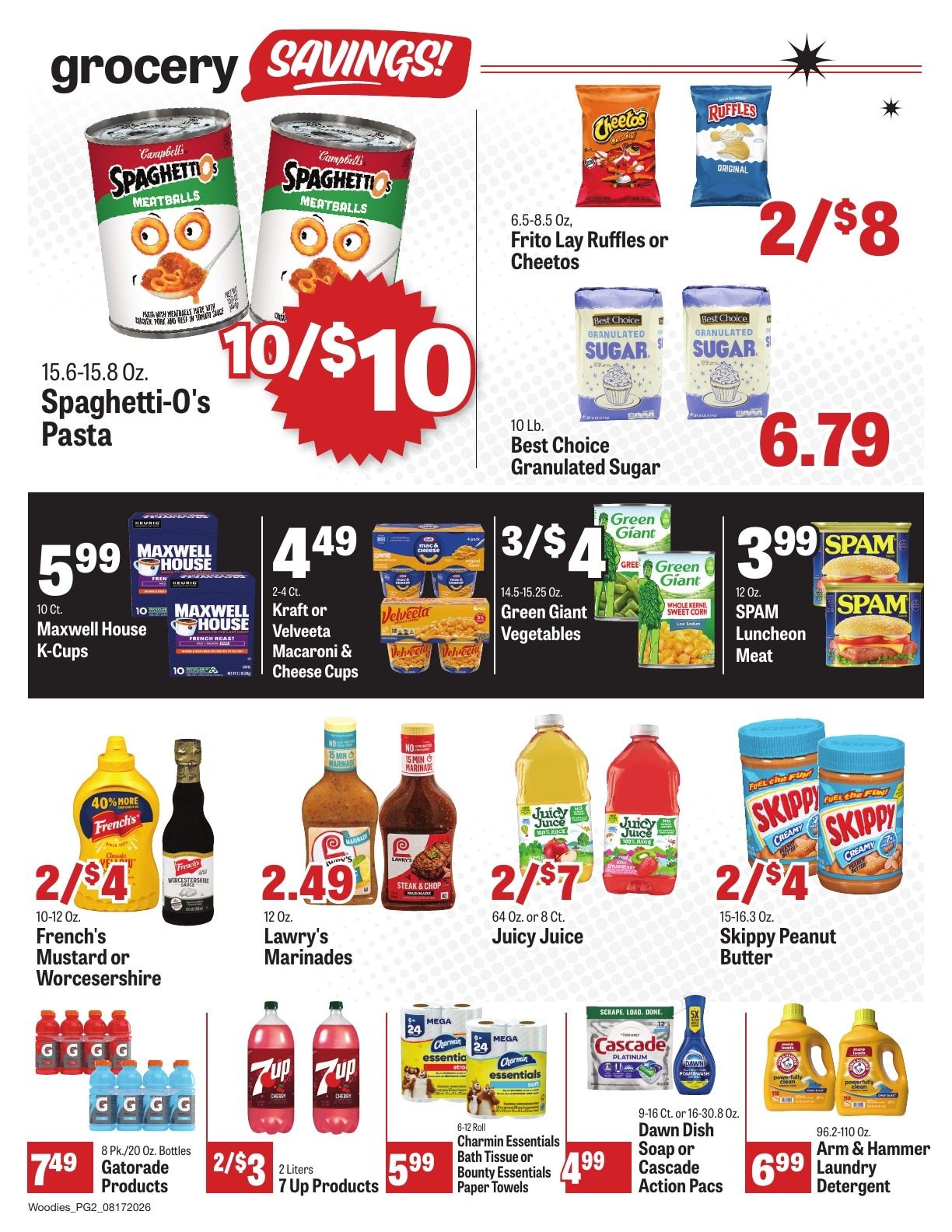 Woodie's Supermarket Weekly Ad August 19 - 25, 2026