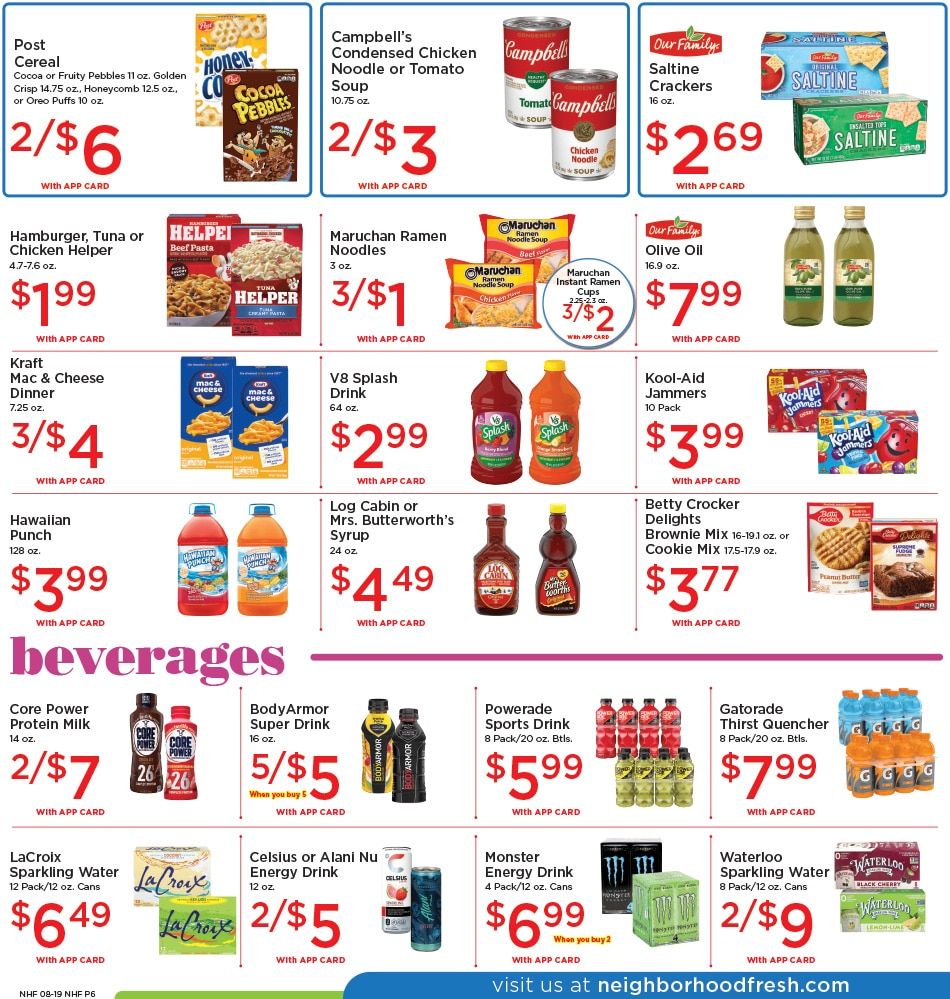 Neighborhood Fresh Weekly Ad August 19 - 25, 2026