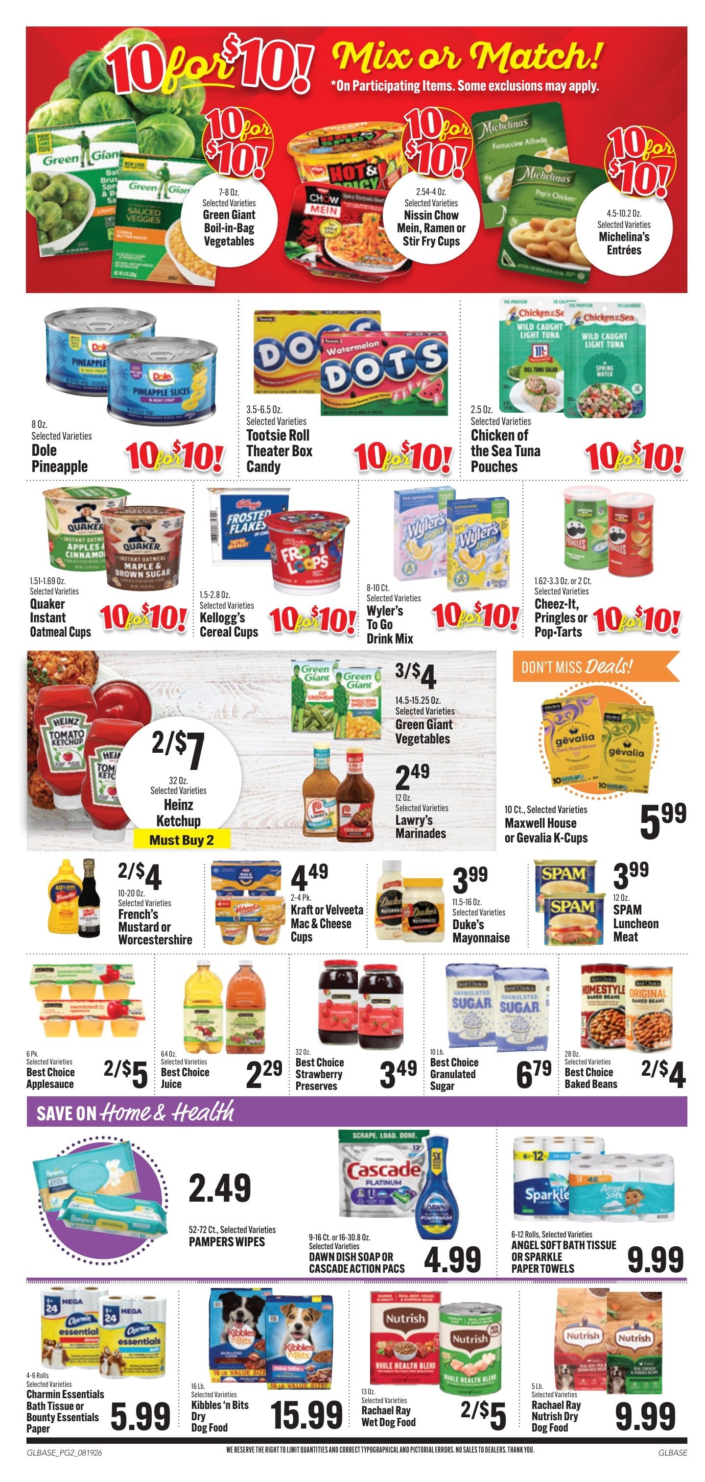 Bender's Foods (Wisconsin) Weekly Ad August 19 - 25, 2026