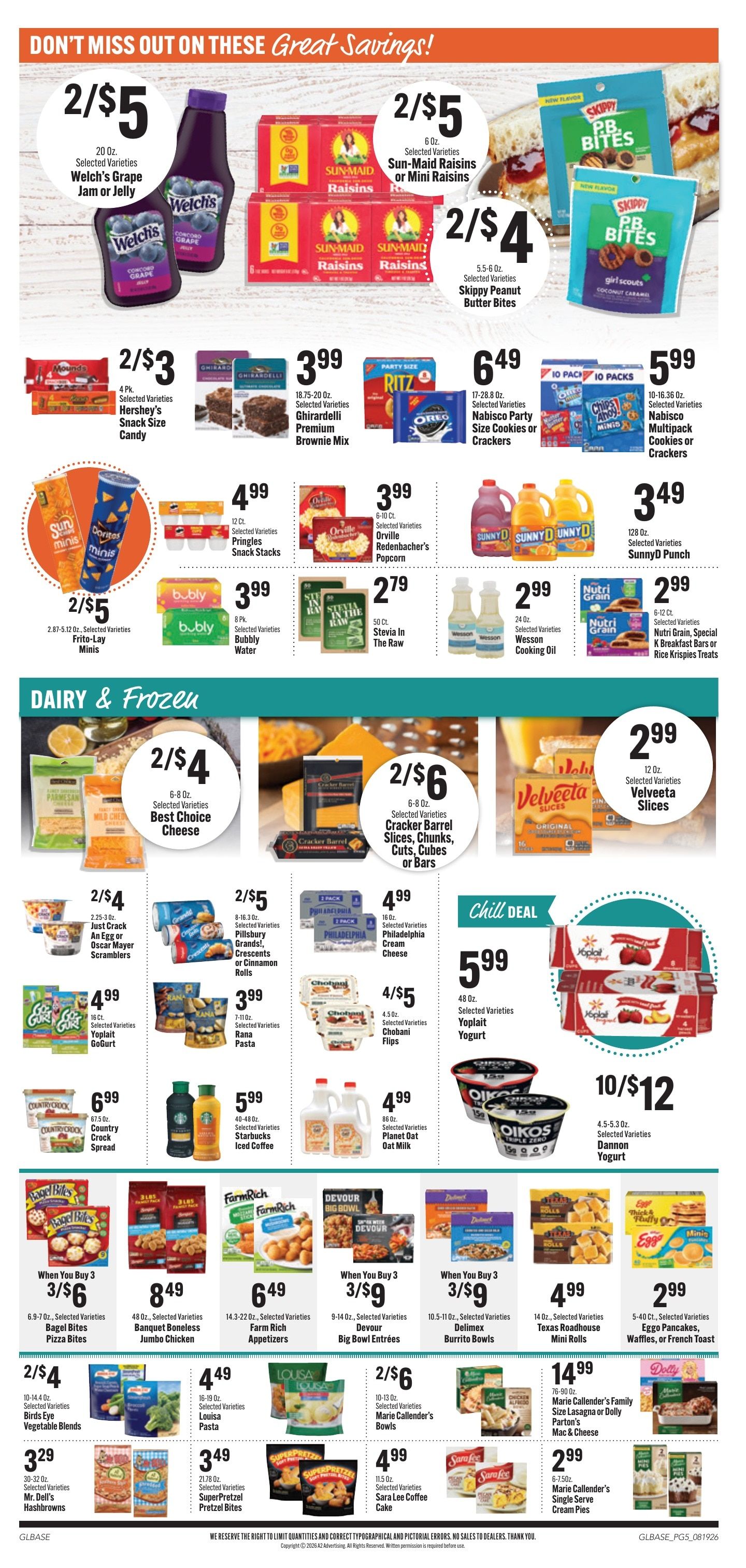 Bender's Foods (Wisconsin) Weekly Ad August 19 - 25, 2026