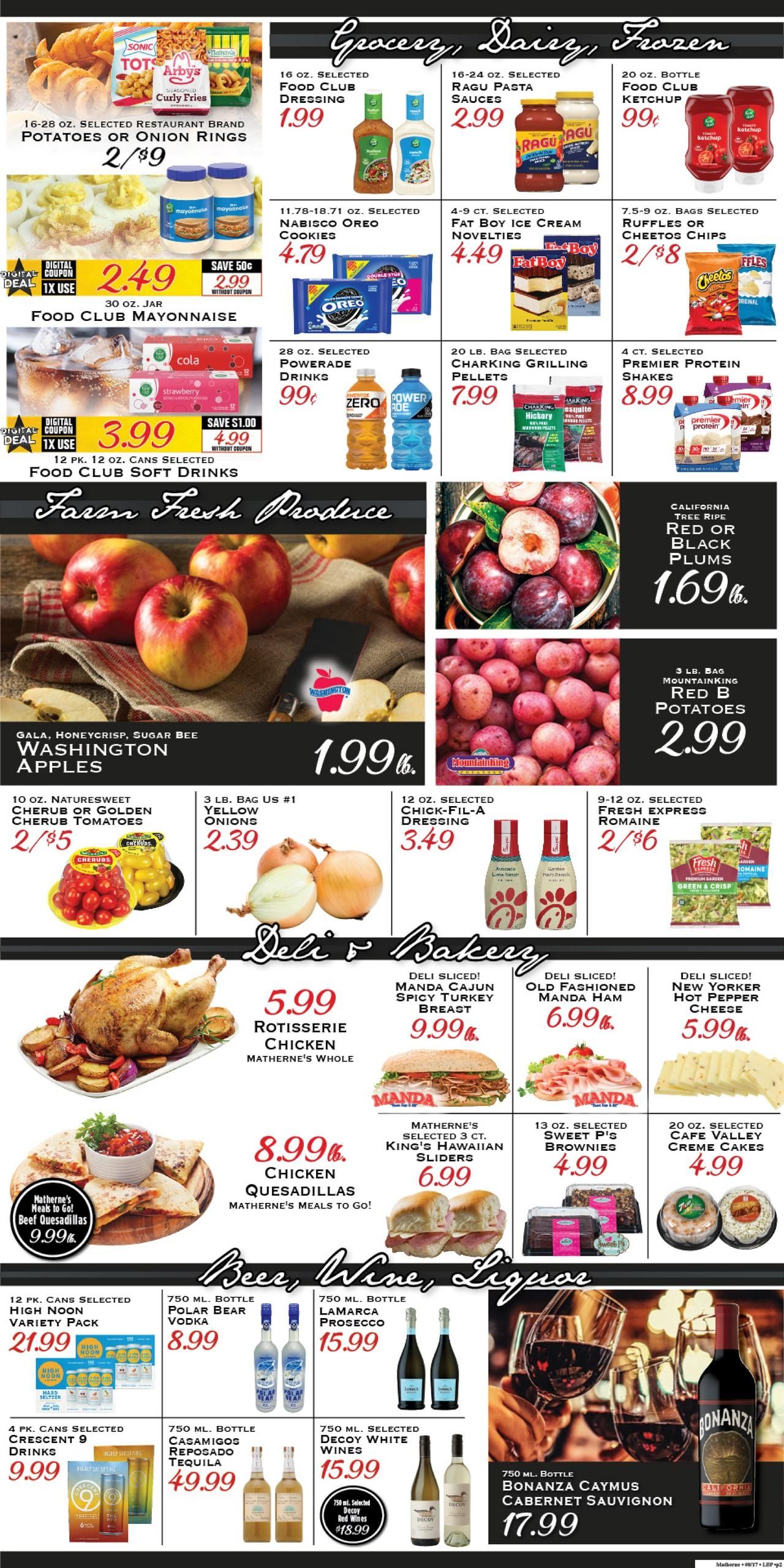 Matherne's Supermarket Weekly Ad August 19 - 25, 2026