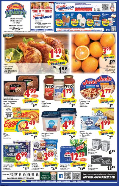 Randy's Neighborhood Market (Osage, IA) Weekly Ad August 19 - 25, 2026