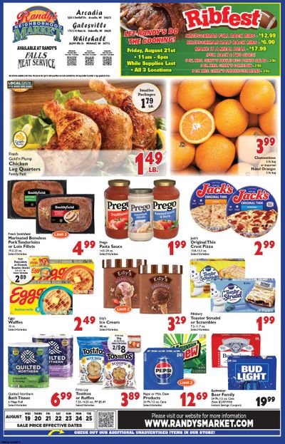 Randy's Neighborhood Market (Wisconsin) Weekly Ad August 19 - 25, 2026