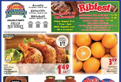 Randy's Neighborhood Market (Wisconsin) Weekly Ad August 19 - 25, 2026
