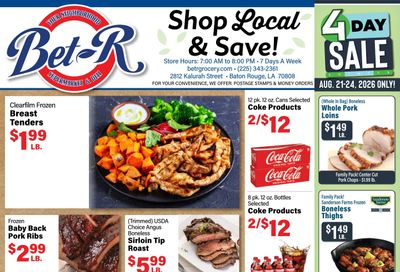 Bet-R Store Weekly Ad August 21 - 24, 2026