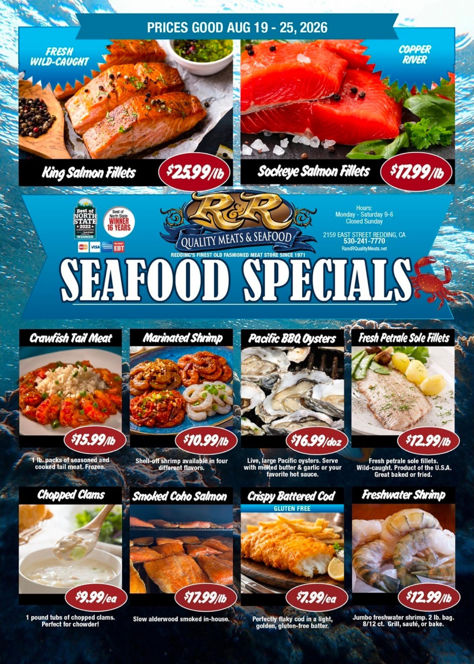 R&R Quality Meats & Seafood Weekly Ad August 19 - 25, 2026