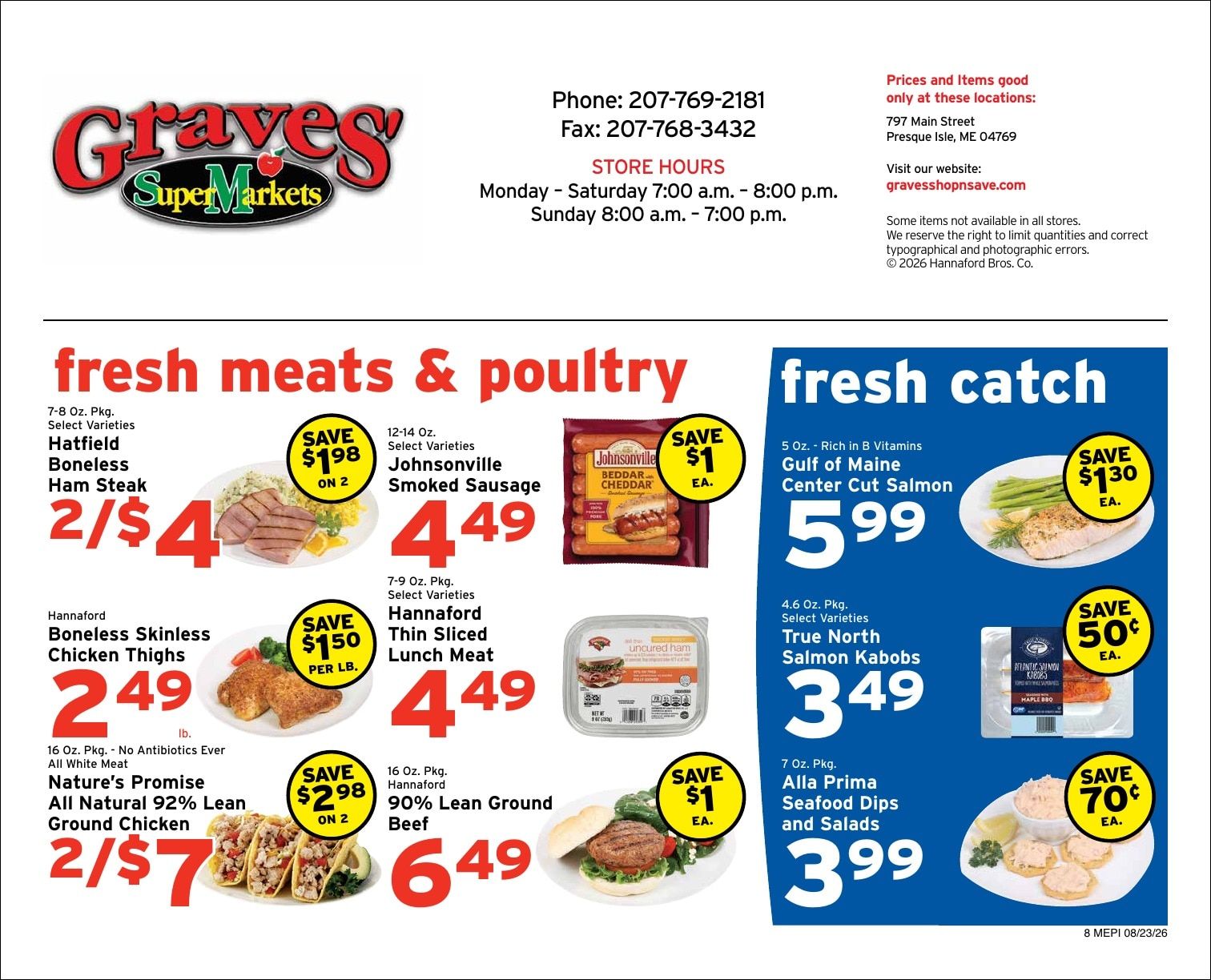 Graves' Shop 'n Save Weekly Ad August 23 - 29, 2026