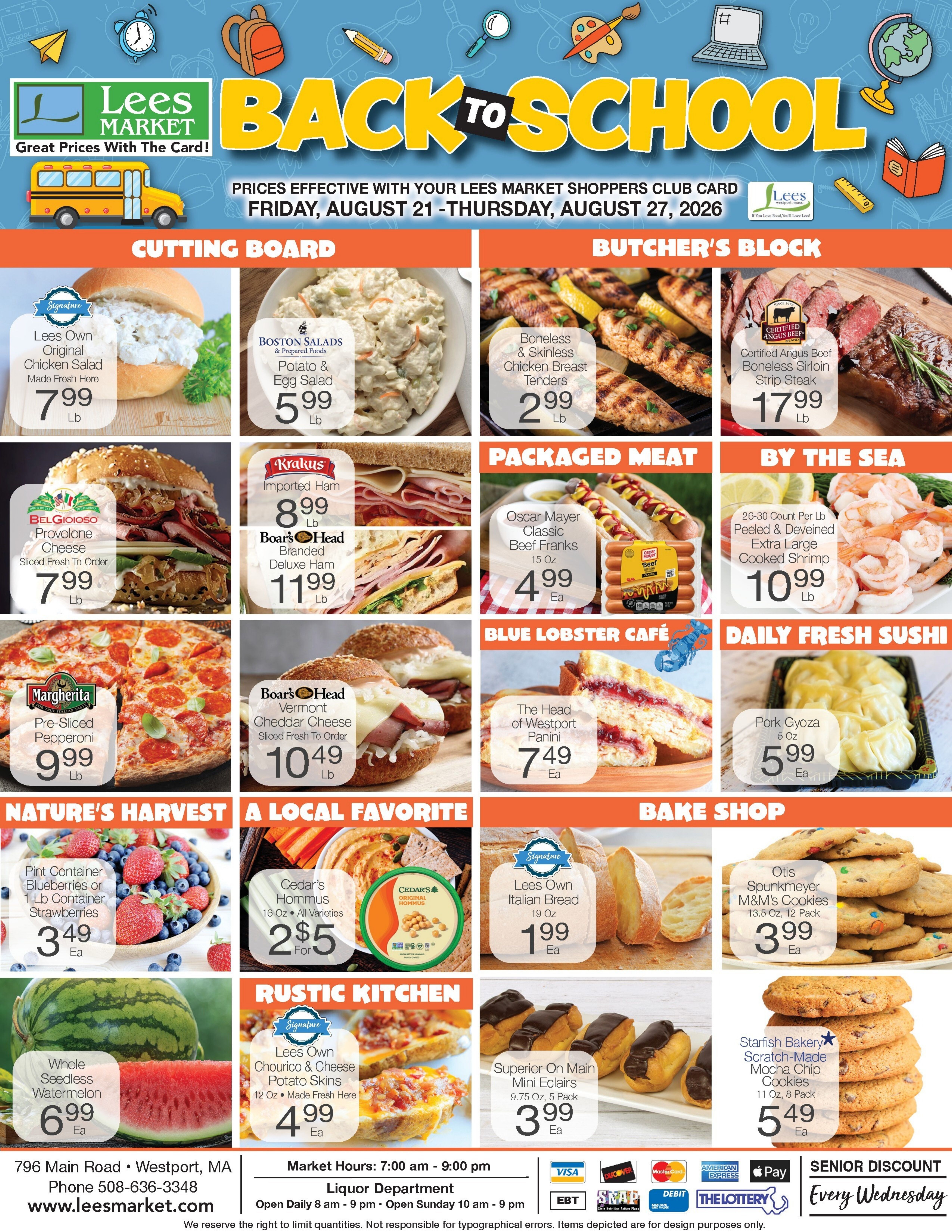 Lee's Market Weekly Ad August 21 - 27, 2026
