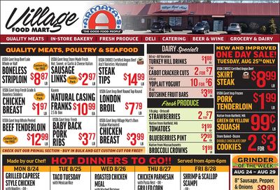 Village Food Mart Weekly Ad August 20 - 26, 2026