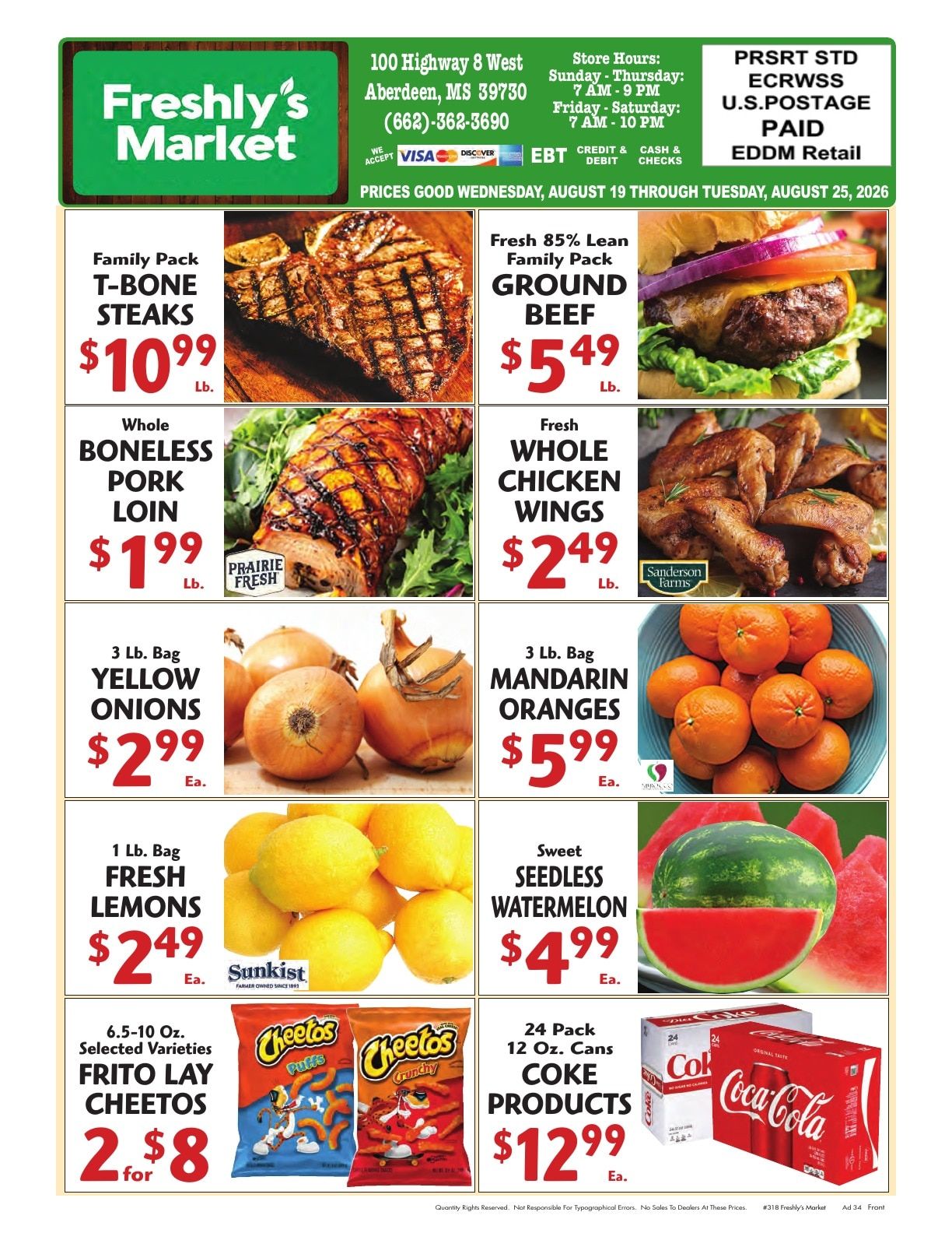 Freshly's Market Weekly Ad August 19 - 25, 2026