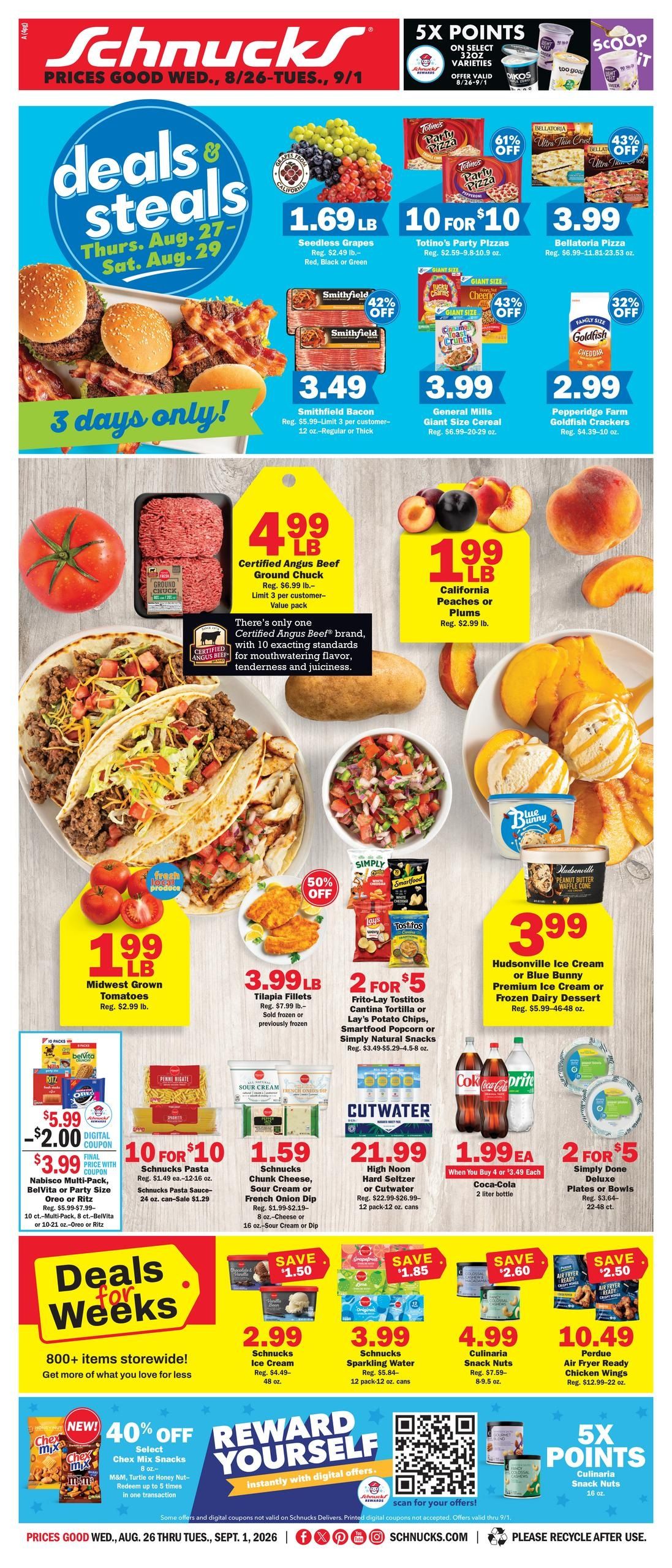 Schnucks (St. Louis–Saint Clair Area, MO) Weekly Print Weekly Ad August 26 - September 1, 2026