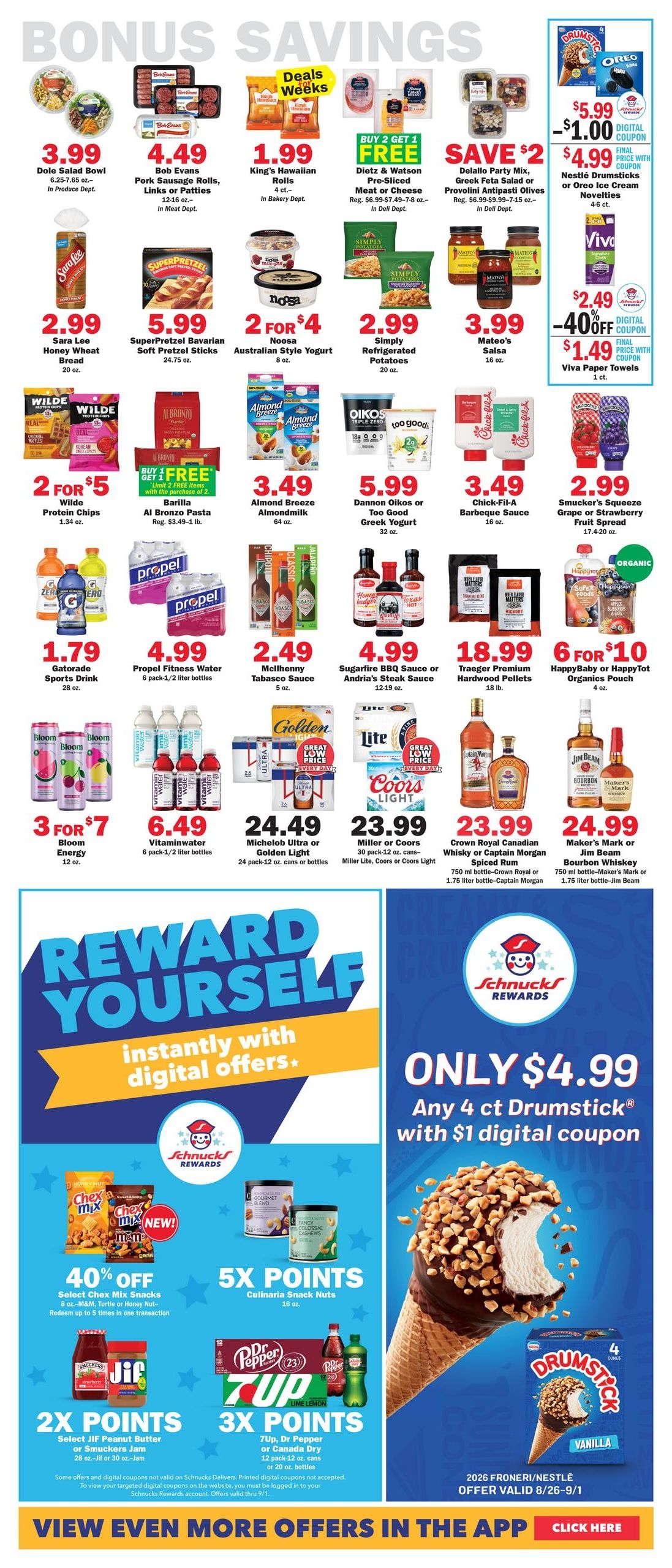 Schnucks (St. Louis–Saint Clair Area, MO) Weekly Print Weekly Ad August 26 - September 1, 2026