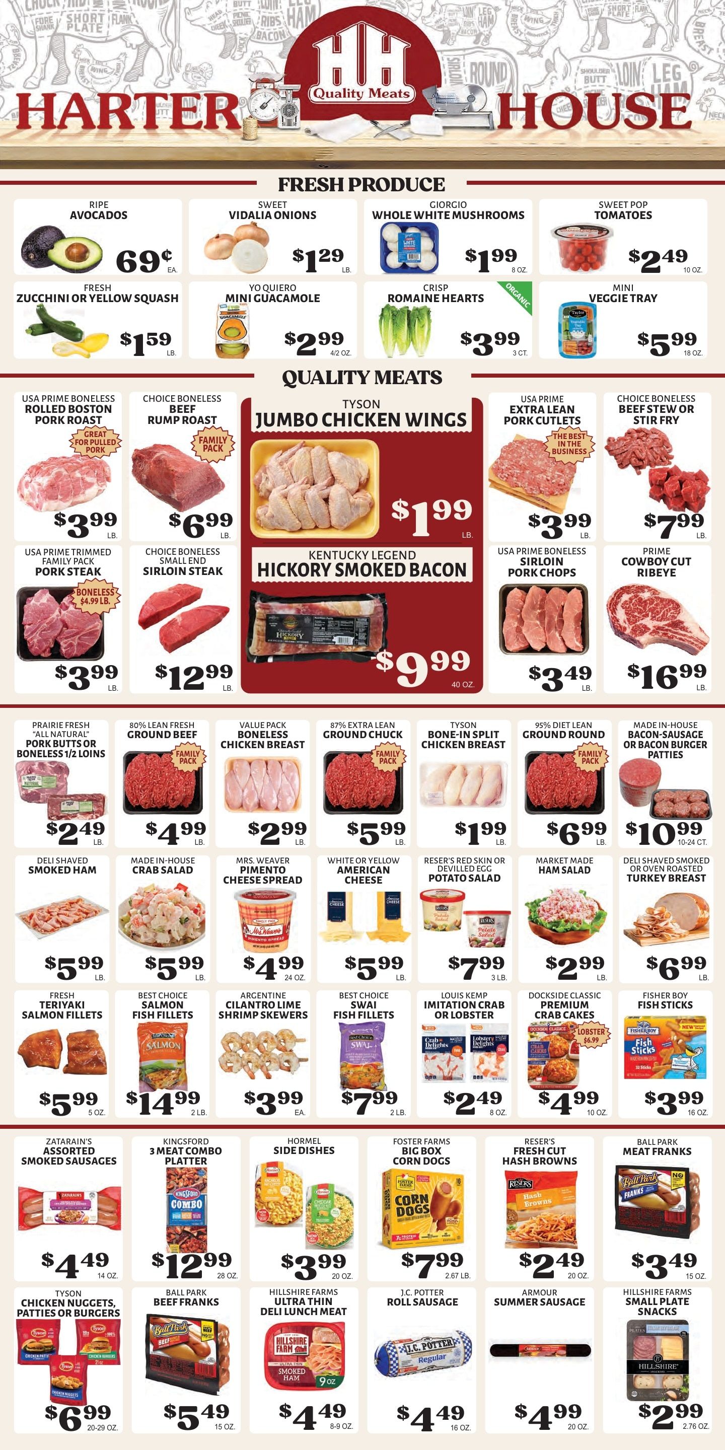 Harter House Weekly Ad August 19 - 25, 2026