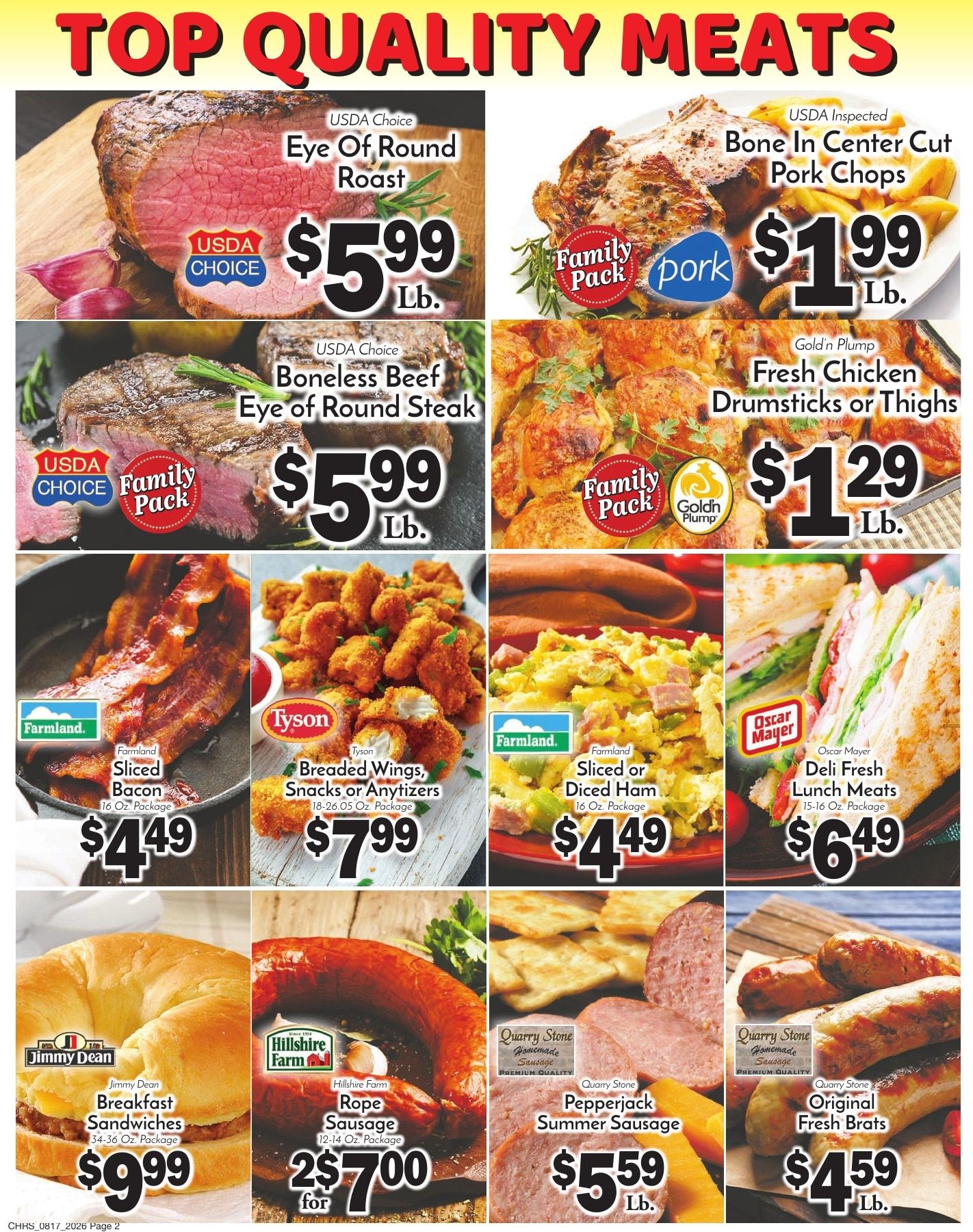 Chris' Food Center Weekly Ad August 17 - 23, 2026