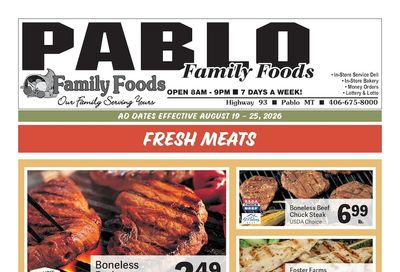 Pablo Family Foods Weekly Ad August 19 - 25, 2026