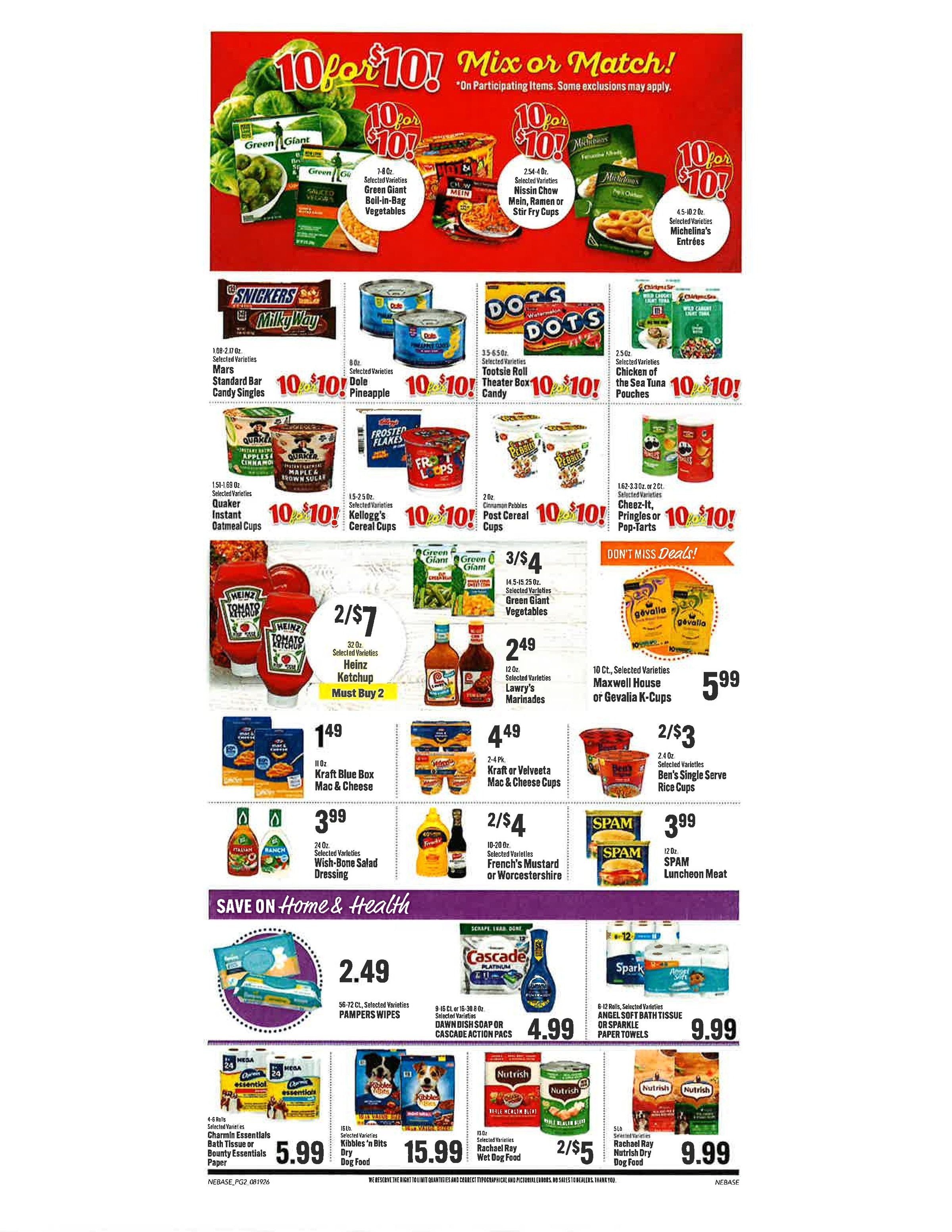 Pac N Save Weekly Ad August 19 - 25, 2026