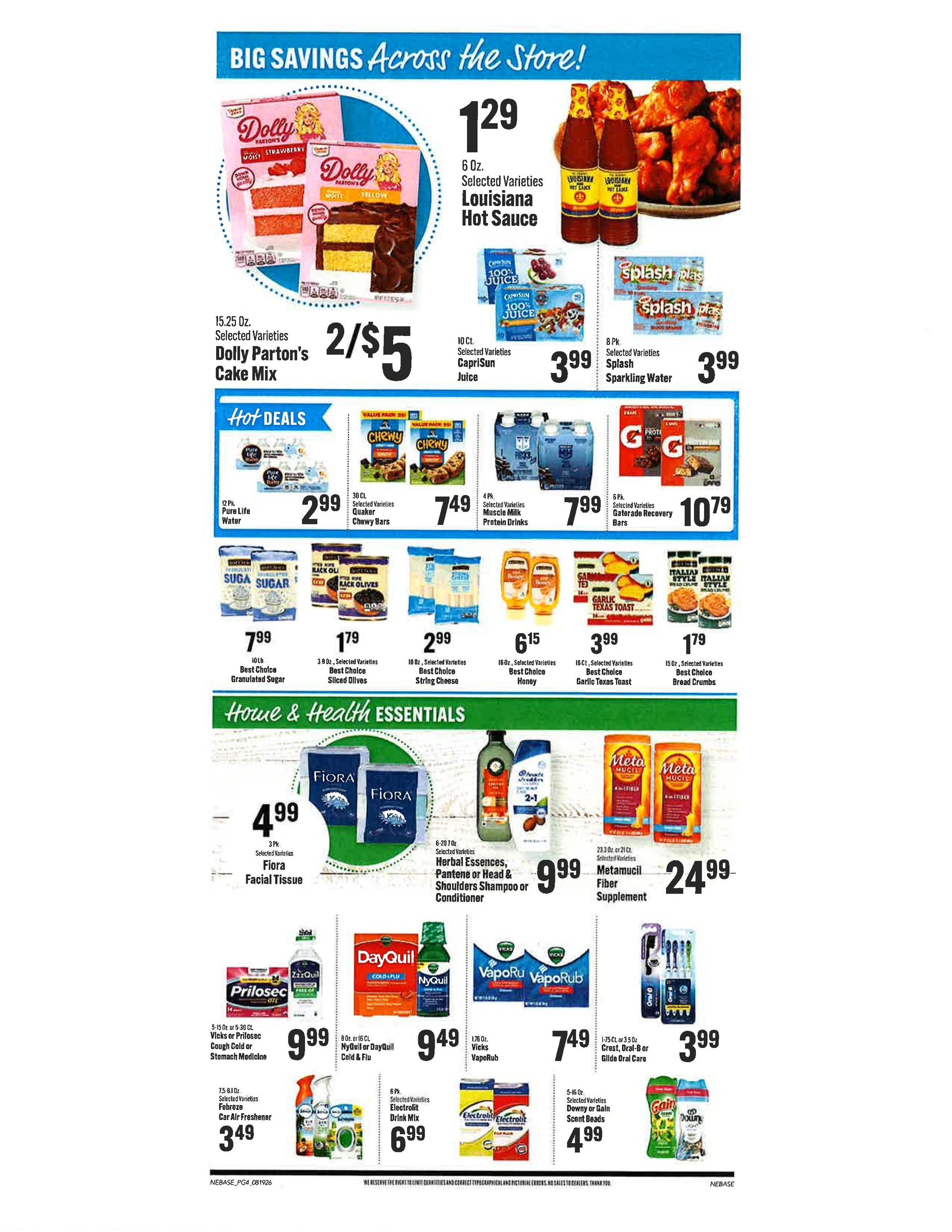 Pac N Save Weekly Ad August 19 - 25, 2026