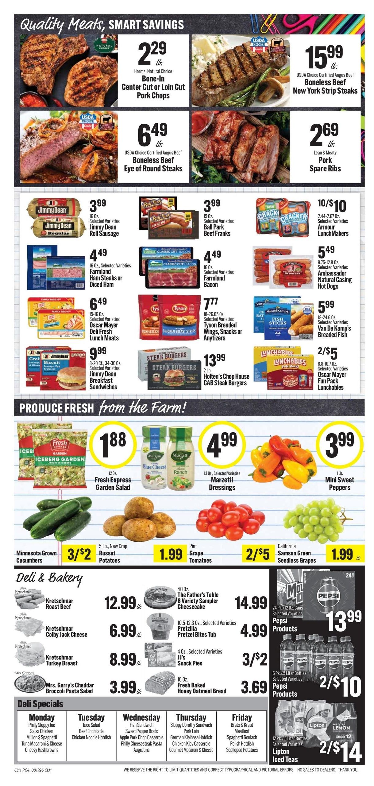 Wells Marketplace Foods Weekly Ad August 17 - 23, 2026