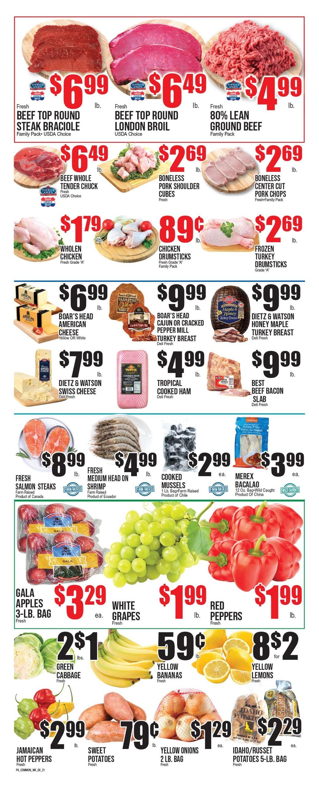 Extra Supermarket (Elizabeth–Linden Area, NJ–NY) Weekly Ad August 21 - September 3, 2026
