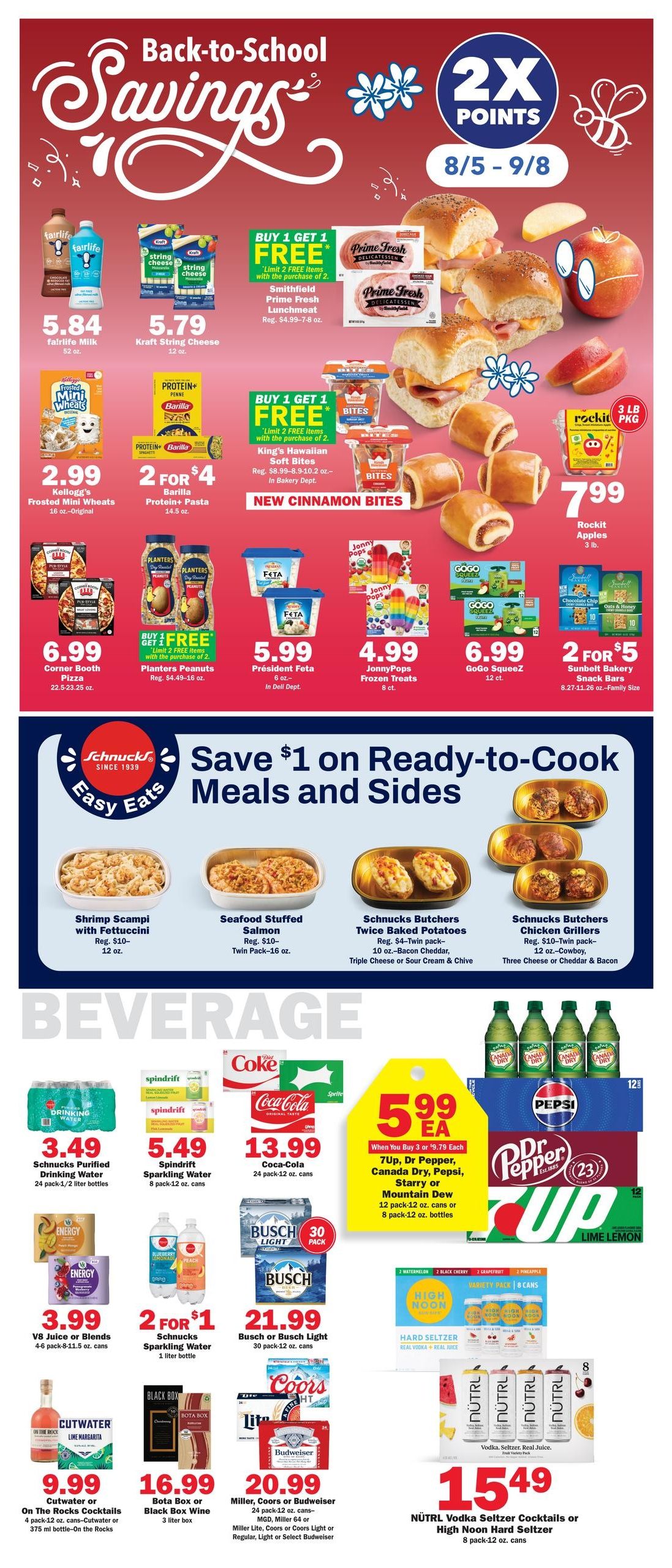 Schnucks (Springfield–Riverton Area, IL) Weekly Print Weekly Ad August 26 - September 1, 2026