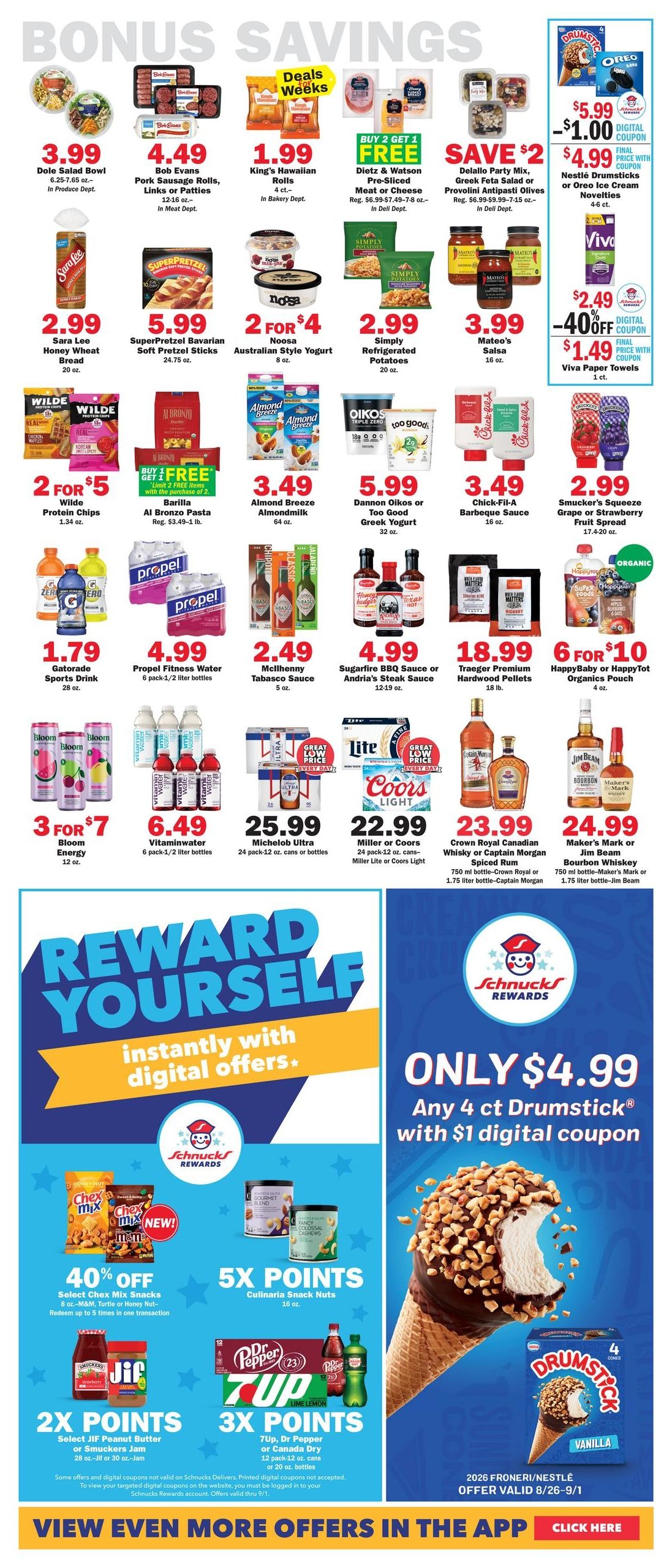 Schnucks (Jefferson City–Saint Thomas Area, MO) Weekly Print Weekly Ad August 26 - September 1, 2026