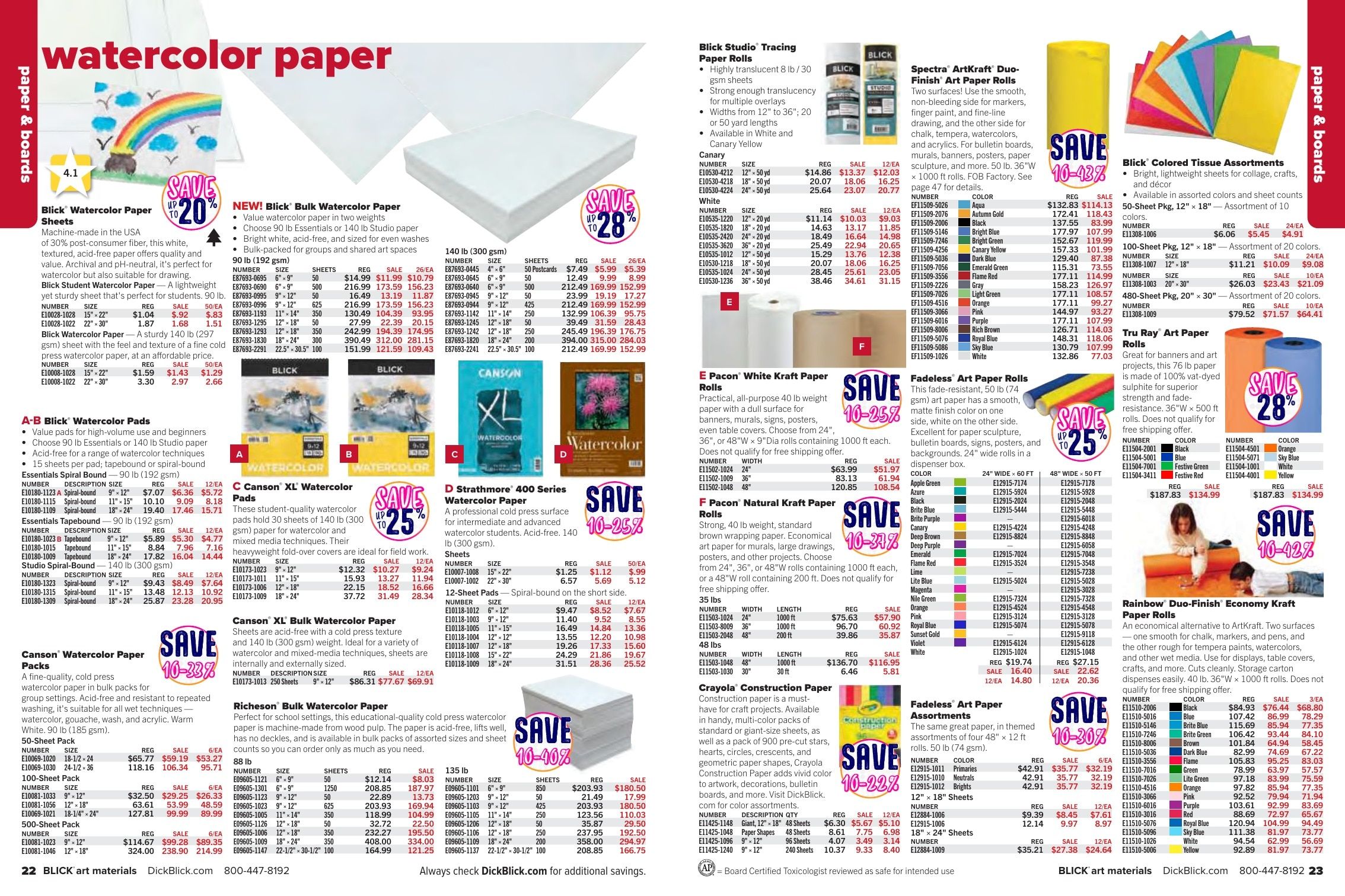 BLICK Art Materials Materials for Art Education Sale Weekly Ad August 1 - November 30, 2026