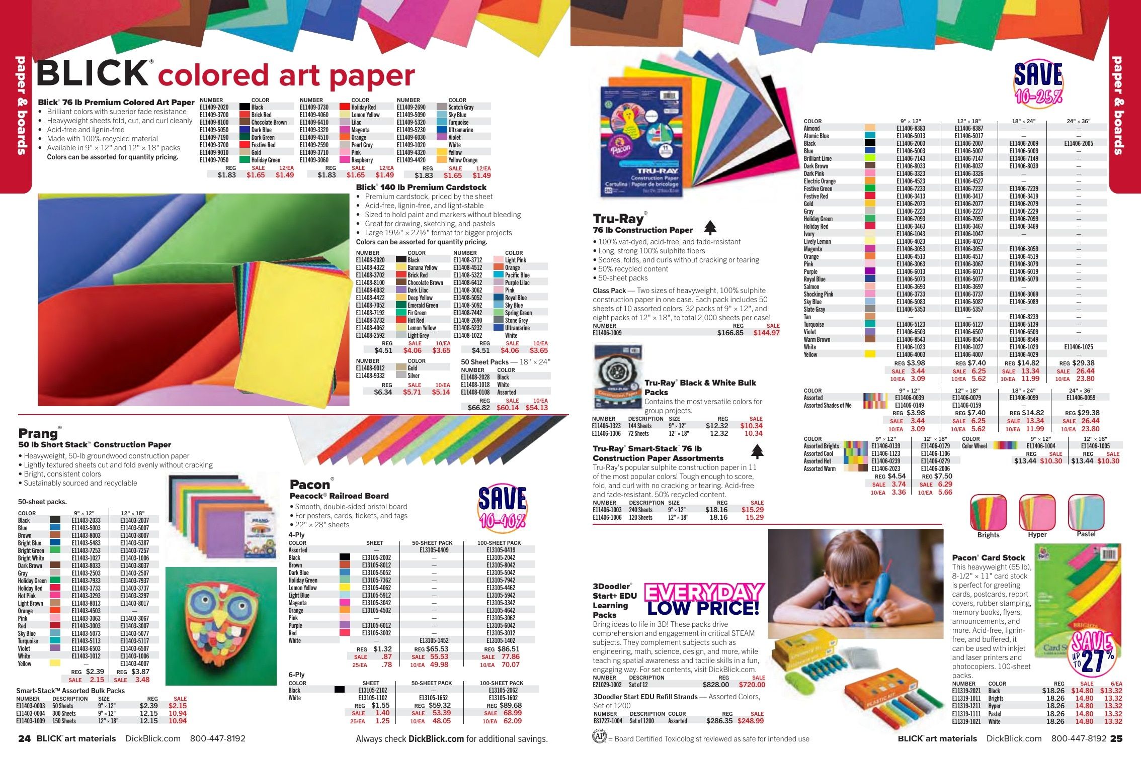 BLICK Art Materials Materials for Art Education Sale Weekly Ad August 1 - November 30, 2026