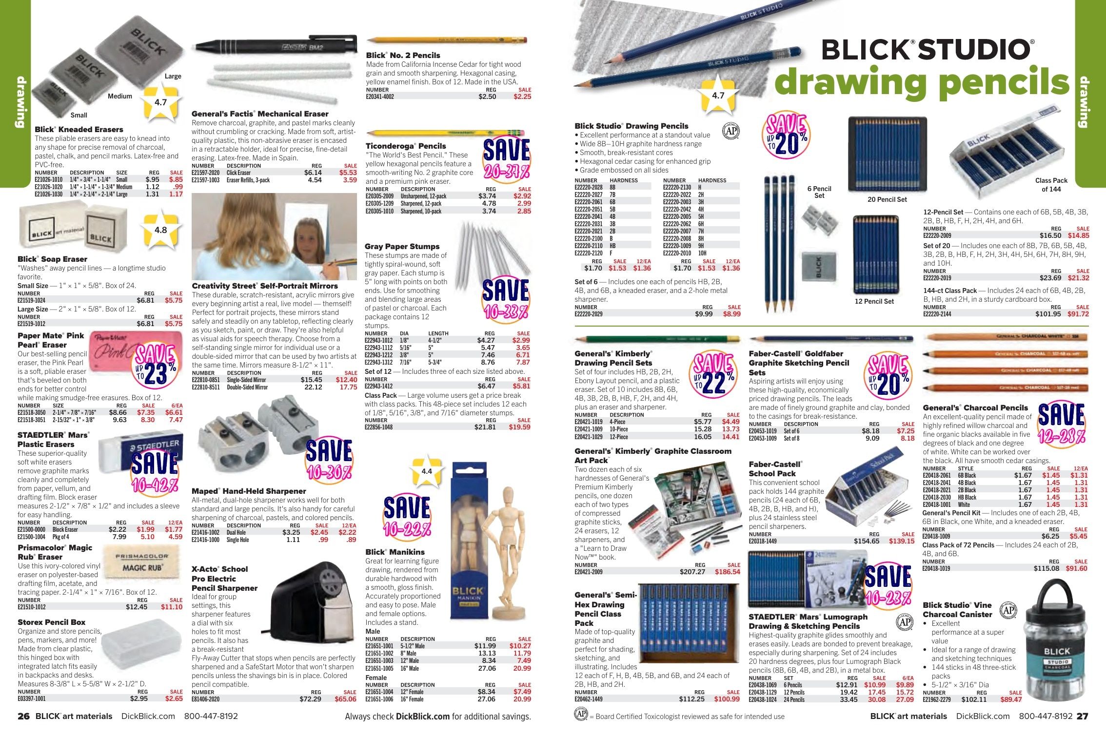 BLICK Art Materials Materials for Art Education Sale Weekly Ad August 1 - November 30, 2026